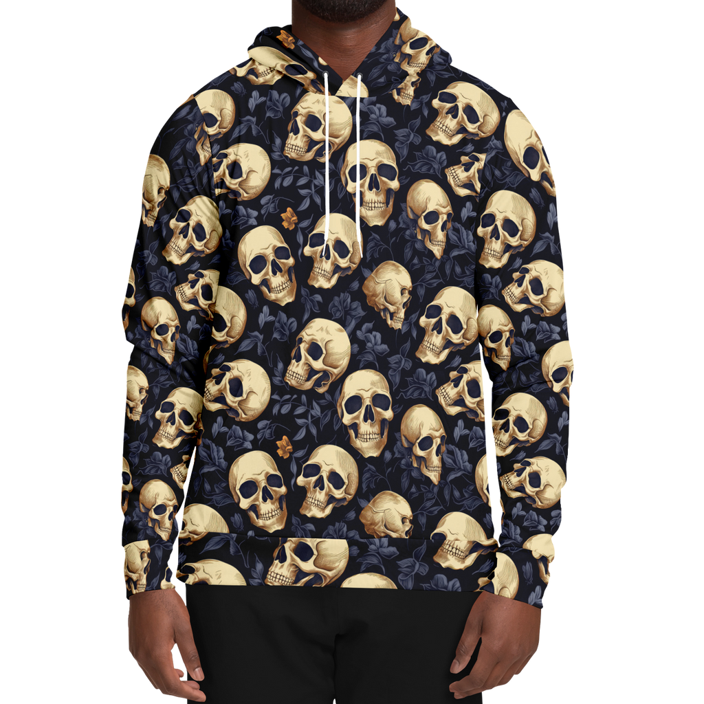 Skulls Muster Kapuzenpullover - Unisex  Athletic Hoodie - AOP TwinTails
