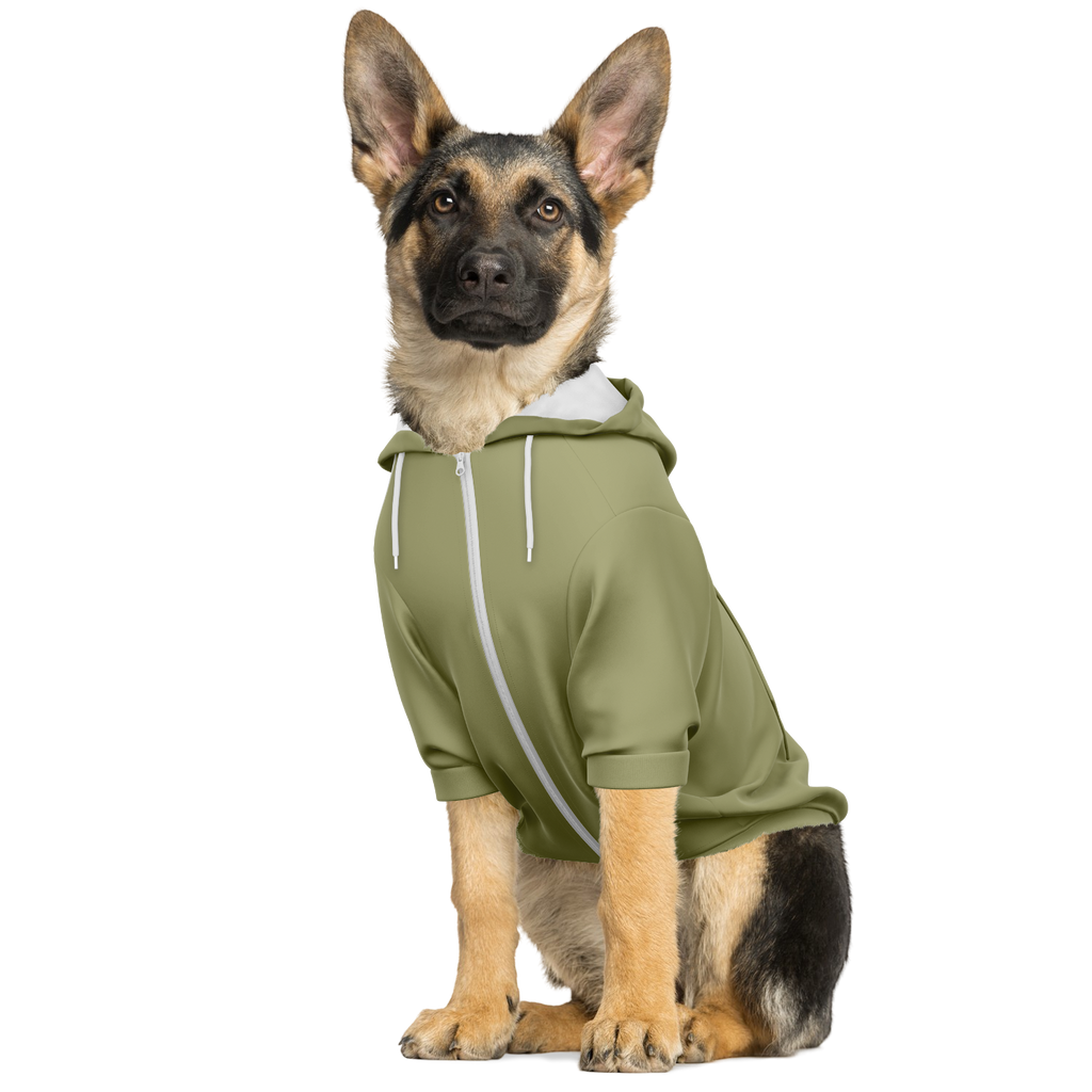 Soft Olive Hund Kapuzenpullover  Hund Kapuzenpullover TwinTails