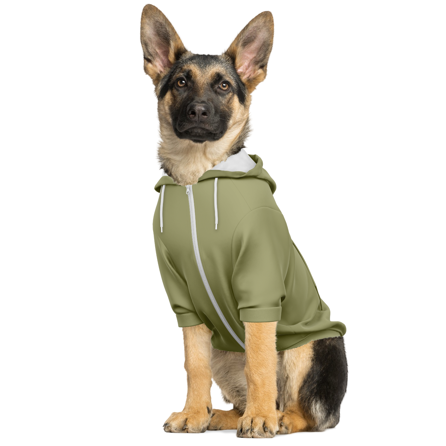 Soft Olive Hund Kapuzenpullover  Hund Kapuzenpullover TwinTails