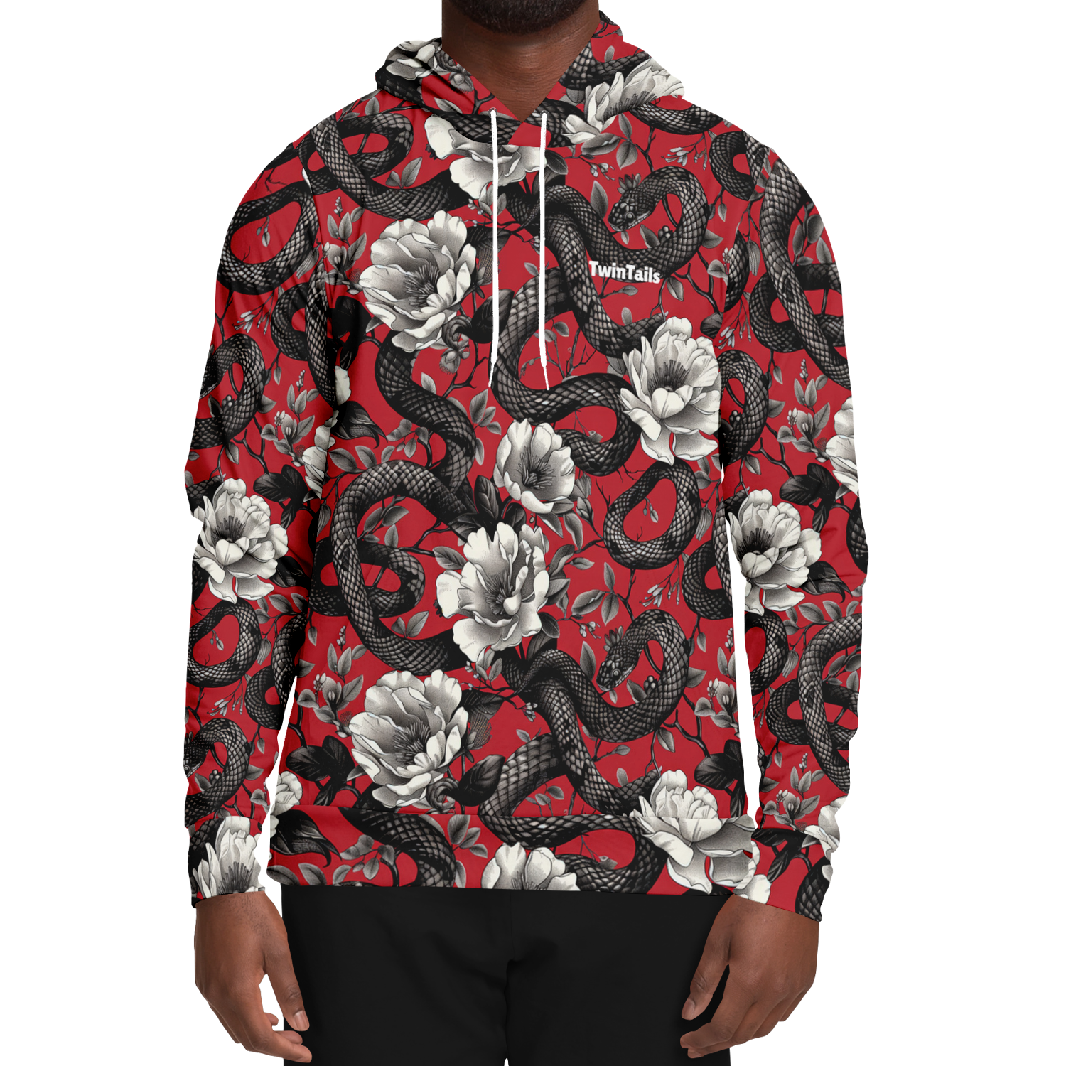 Snaky Dark Kapuzenpullover - Unisex copy  Athletic Hoodie - AOP TwinTails