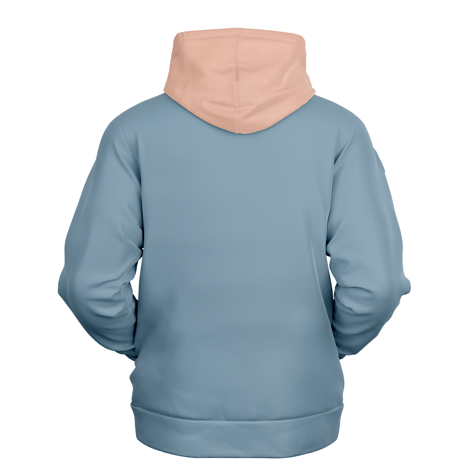 Peach Denim Mensch-Hund Kapuzenpullover Set  Mensch-Hund Kapuzenpullover Set TwinTails