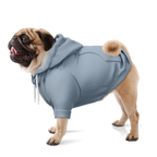 Dusty Blue Hund Kapuzenpullover  Hund Kapuzenpullover TwinTails