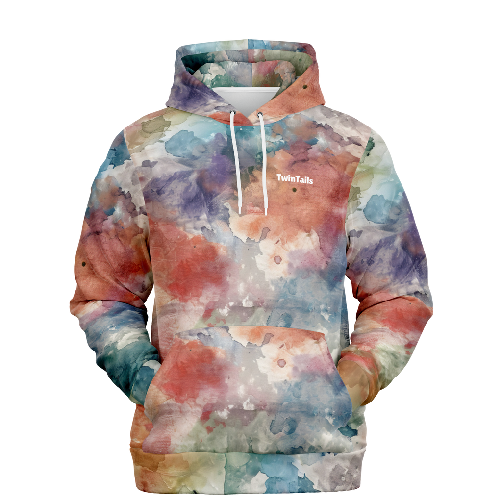 Samt Orange Kapuzenpullover - Unisex copy  Athletic Hoodie - AOP TwinTails