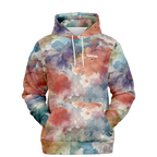 Samt Orange Kapuzenpullover - Unisex copy  Athletic Hoodie - AOP TwinTails