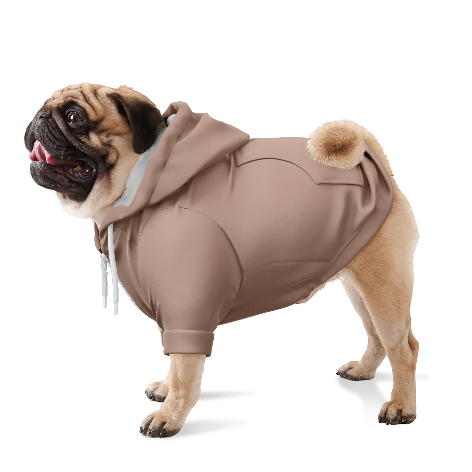 Muted Clay Hund Kapuzenpullover  Hund Kapuzenpullover TwinTails