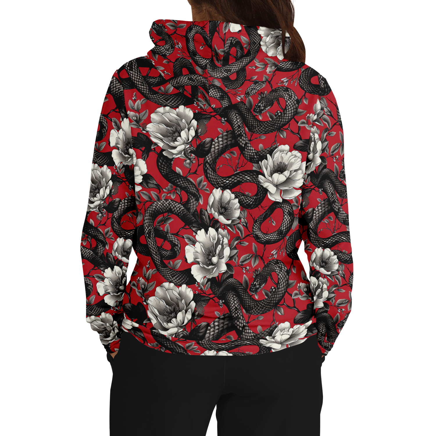 Snaky Dark Kapuzenpullover - Unisex copy  Athletic Hoodie - AOP TwinTails