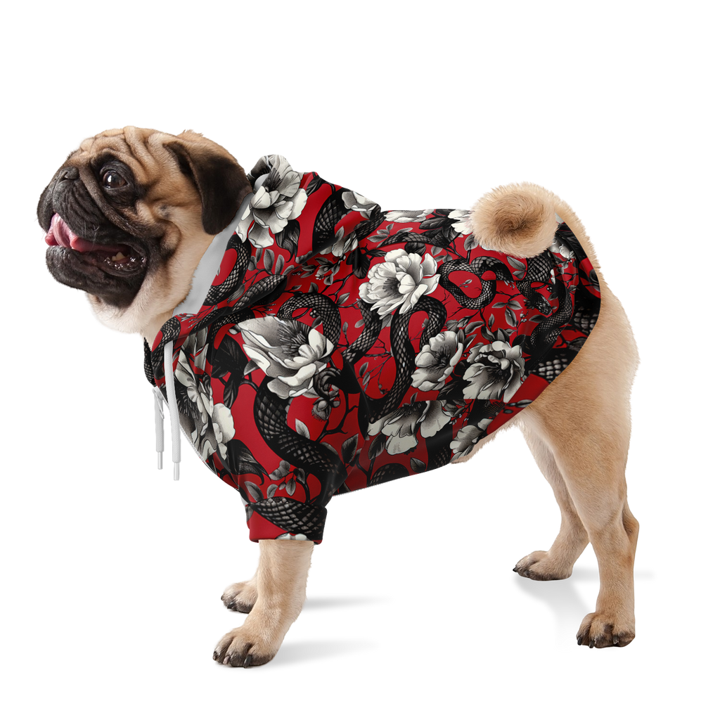 Snaky Dark Mensch-Hund Kapuzenpullover Set  Mensch-Hund Kapuzenpullover Set TwinTails