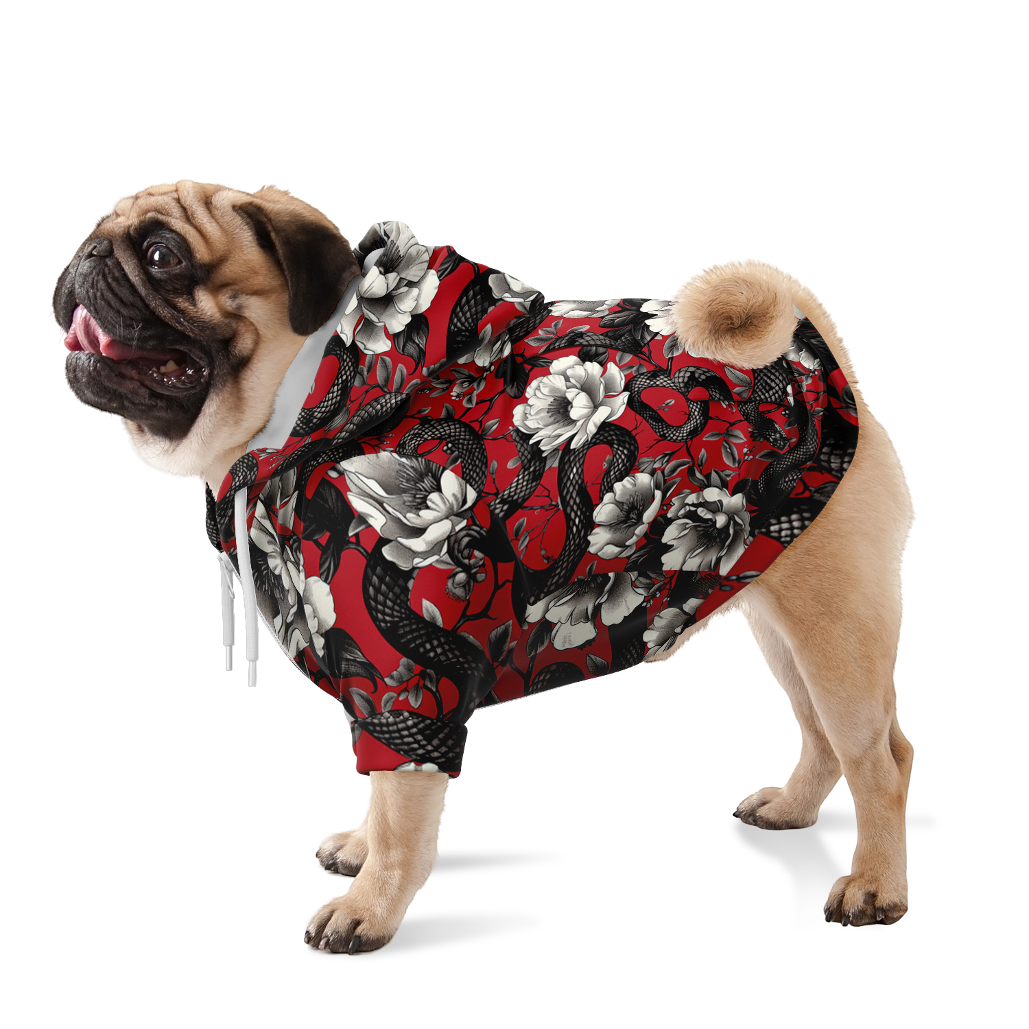 Snaky Dark Mensch-Hund Kapuzenpullover Set  Mensch-Hund Kapuzenpullover Set TwinTails