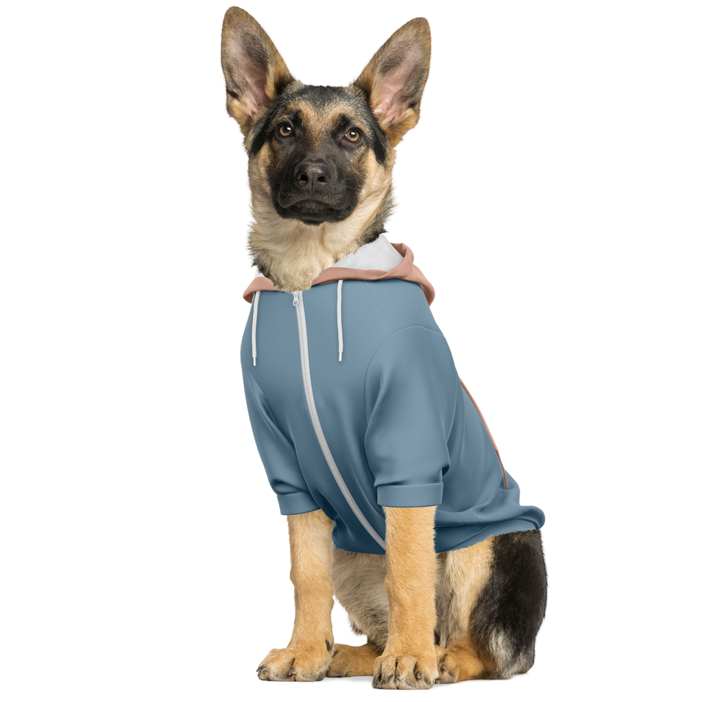 Peach Denim Hund Kapuzenpullover  Hund Kapuzenpullover TwinTails