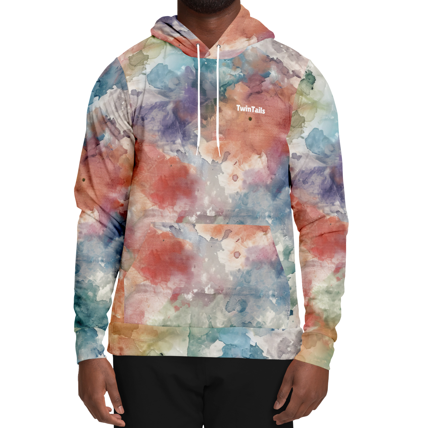 Samt Orange Kapuzenpullover - Unisex copy  Athletic Hoodie - AOP TwinTails
