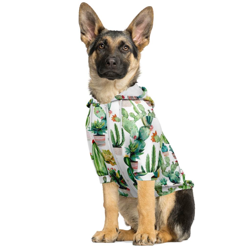Kaktus Muster Hund Kapuzenpullover  Hund Kapuzenpullover TwinTails