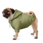 Soft Olive Hund Kapuzenpullover  Hund Kapuzenpullover TwinTails