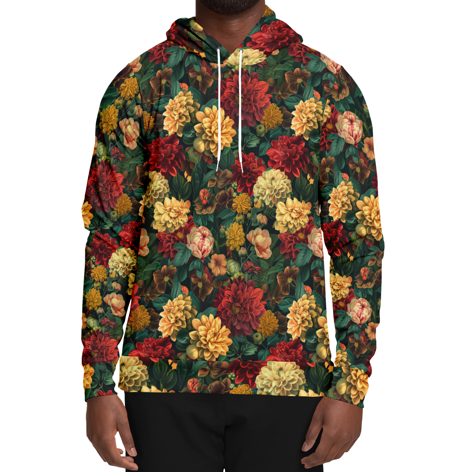Floral Muster Kapuzenpullover - Unisex  Kapuzenpullover - Unisex TwinTails