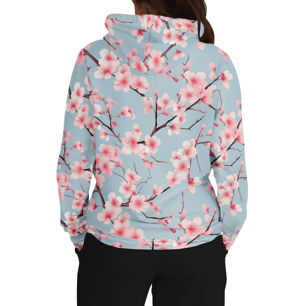 Cherry Blossom Kapuzenpullover - Unisex  Athletic Hoodie - AOP TwinTails