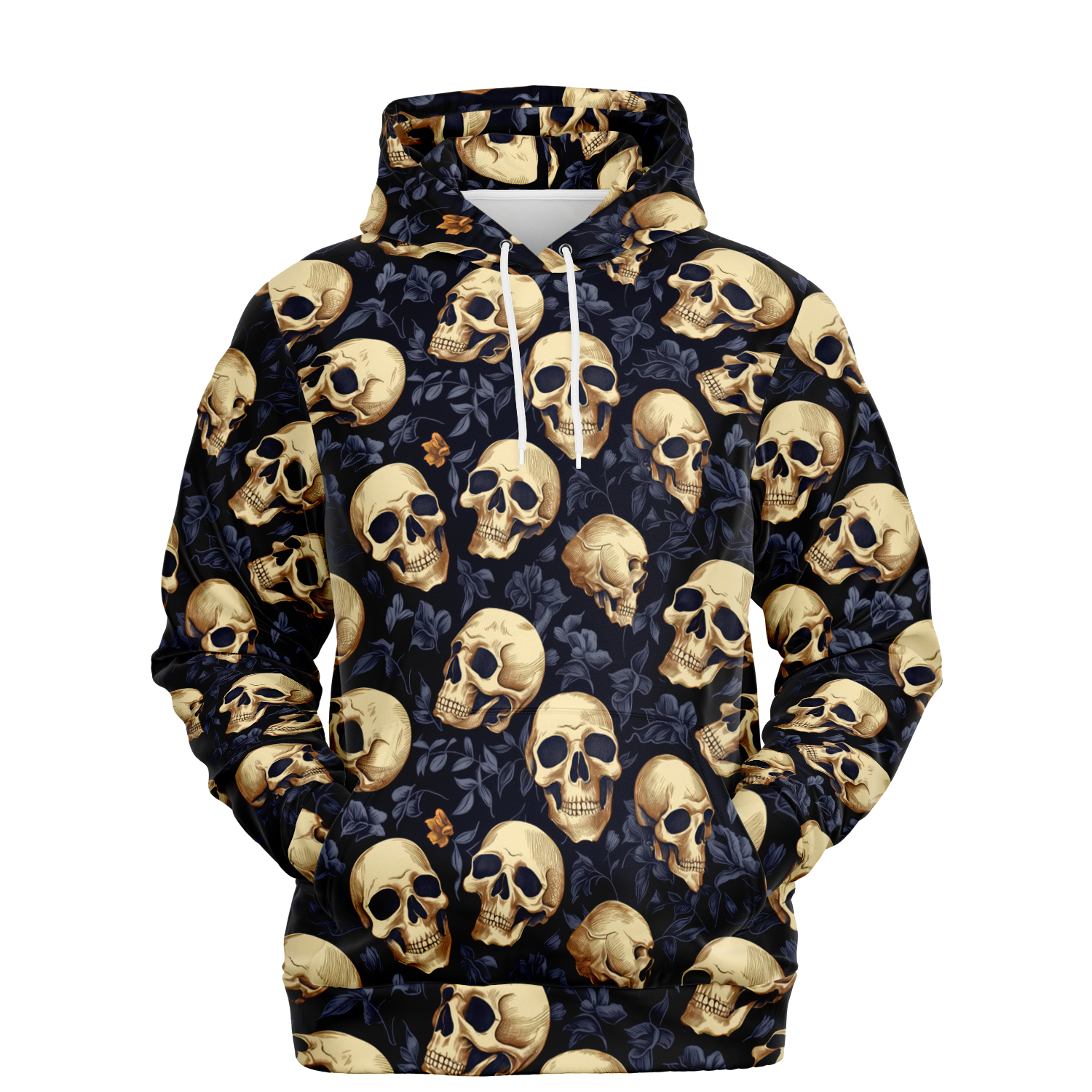Skulls Muster Mensch-Hund Kapuzenpullover Set  Mensch-Hund Kapuzenpullover Set TwinTails