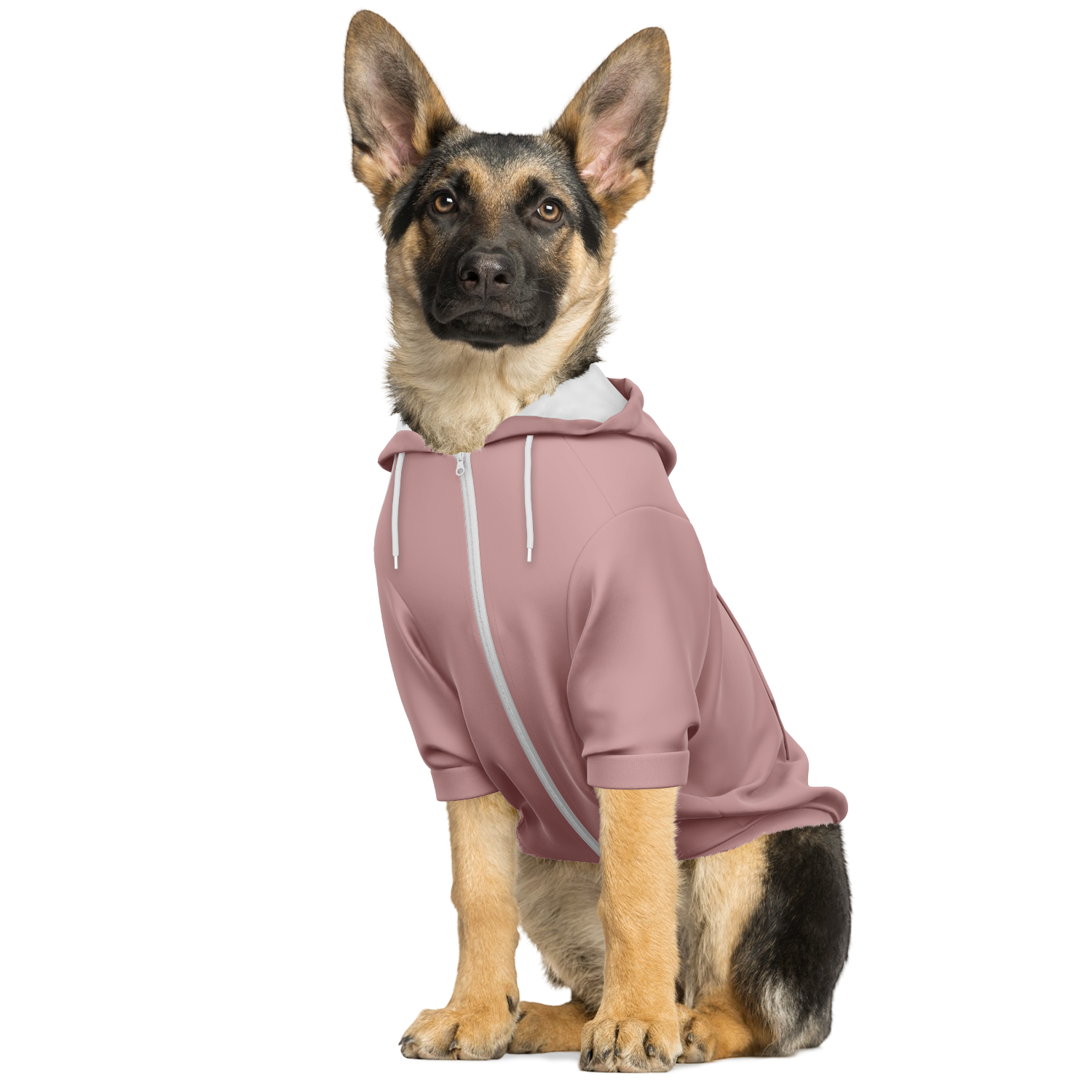 Dusty Rose Hund Kapuzenpullover  Hund Kapuzenpullover TwinTails