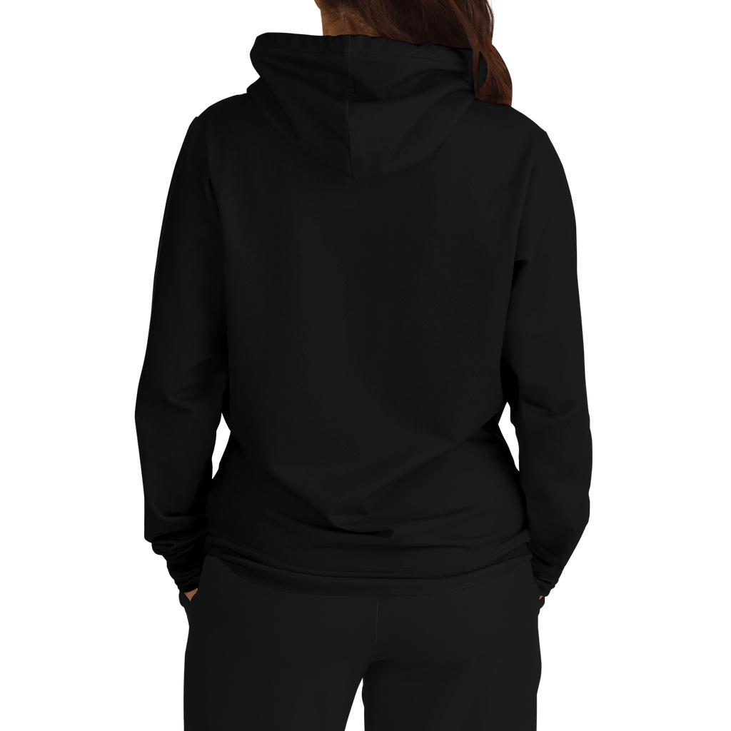 Night Black Kapuzenpullover - Unisex  Athletic Hoodie - AOP TwinTails
