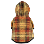 Herbstkaro Mensch-Hund Kapuzenpullover Set  Herbstkaro Mensch-Hund Kapuzenpullover Set TwinTails