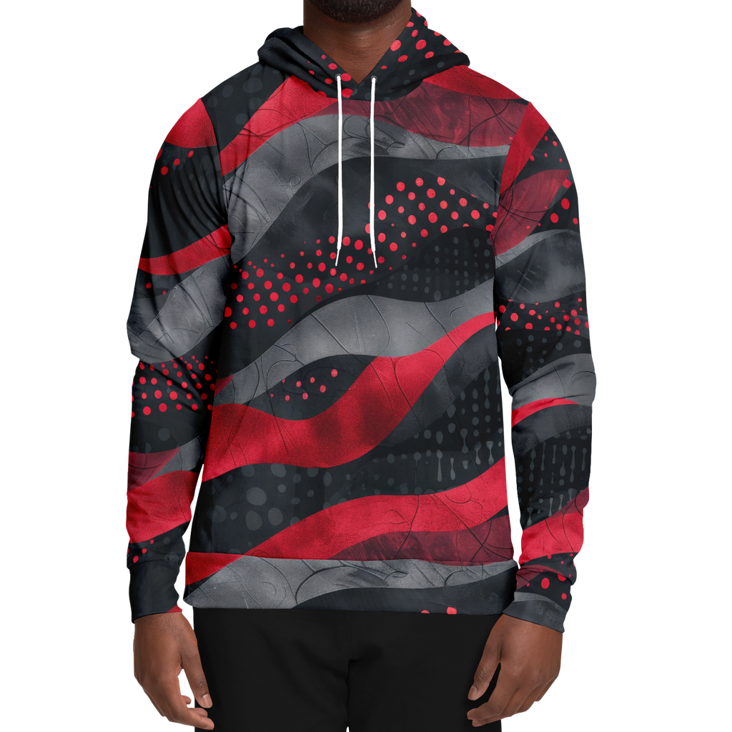 Red Dots Kapuzenpullover - Unisex  Athletic Hoodie - AOP TwinTails