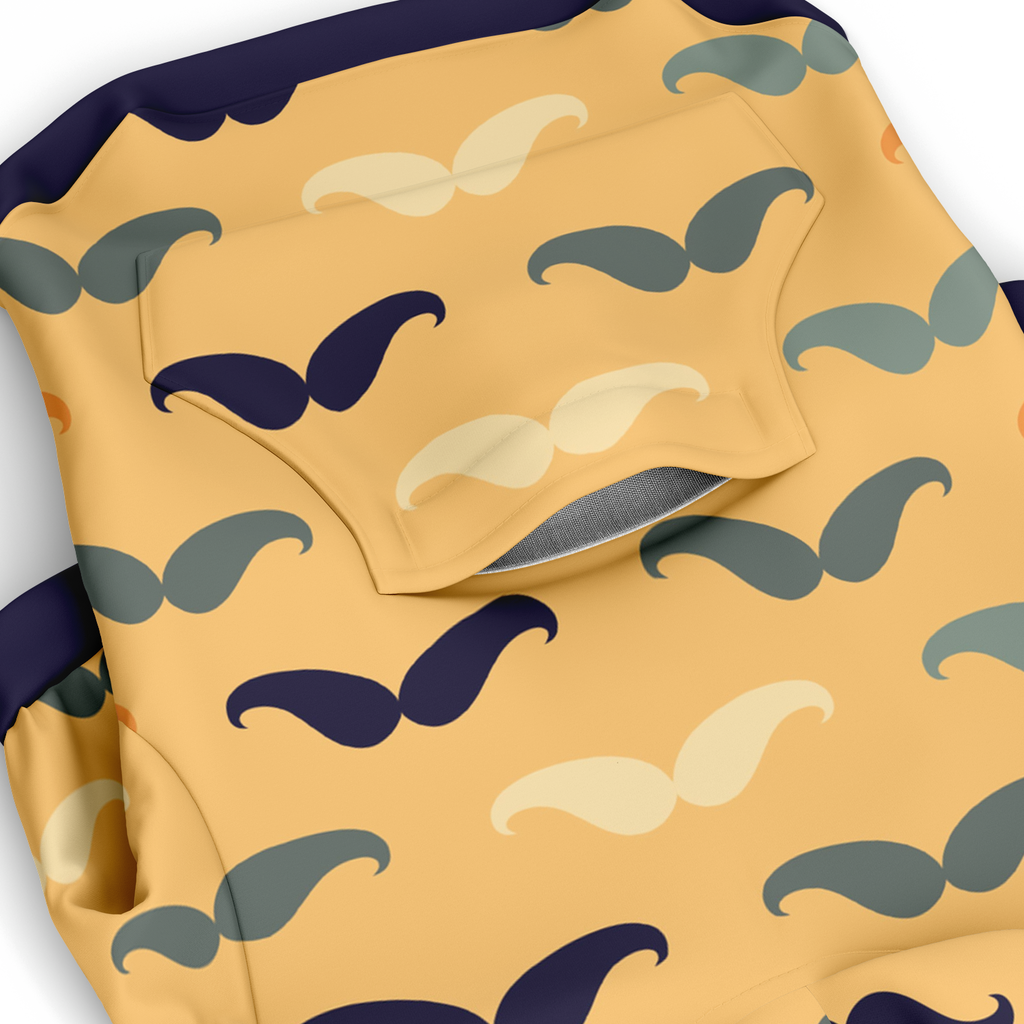 Mustache Hund Kapuzenpullover  Mustache Hund Kapuzenpullover TwinTails