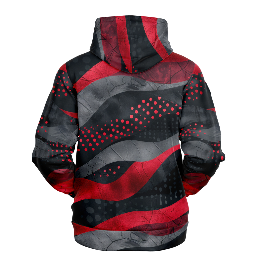 Red Dots Kapuzenpullover - Unisex  Athletic Hoodie - AOP TwinTails