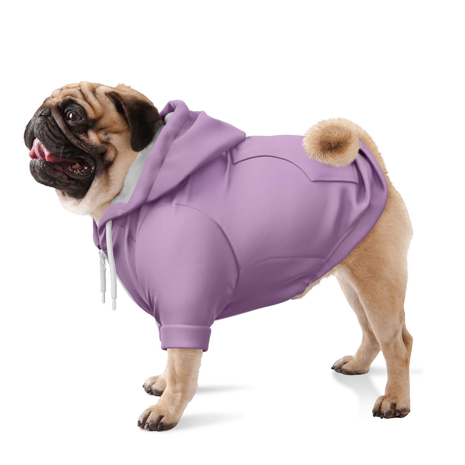 Muted Mauve Hund Kapuzenpullover  Hund Kapuzenpullover TwinTails