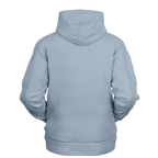 Dusty Blue Mensch-Hund Kapuzenpullover Set  Mensch-Hund Kapuzenpullover Set TwinTails
