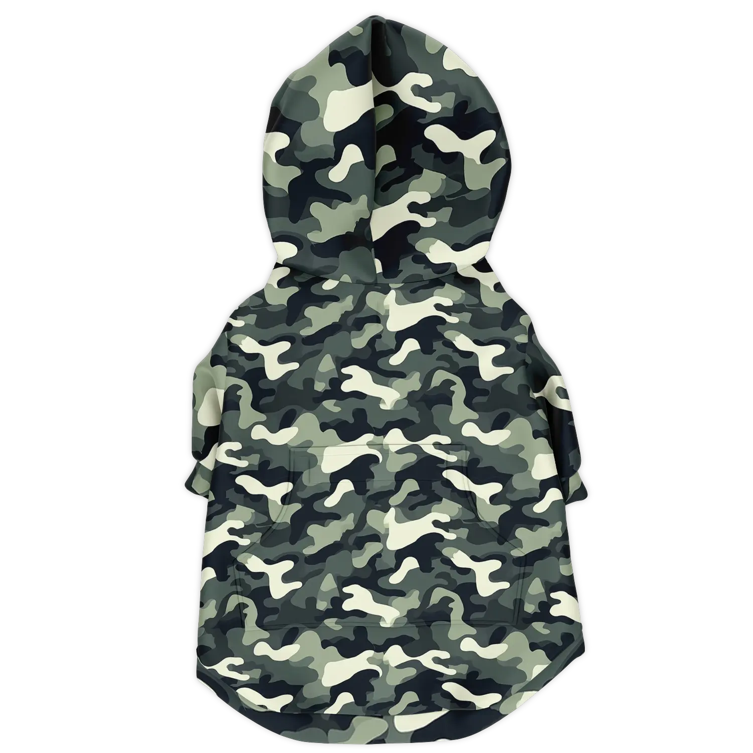 Camouflage Hund Kapuzenpullover  Athletic Dog Zip-Up Hoodie TwinTails