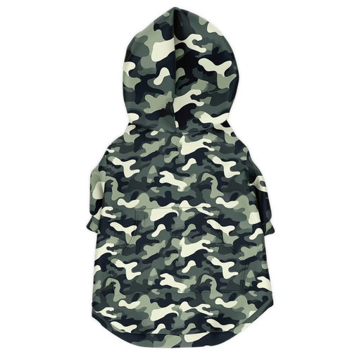 Camouflage Hund Kapuzenpullover  Athletic Dog Zip-Up Hoodie TwinTails