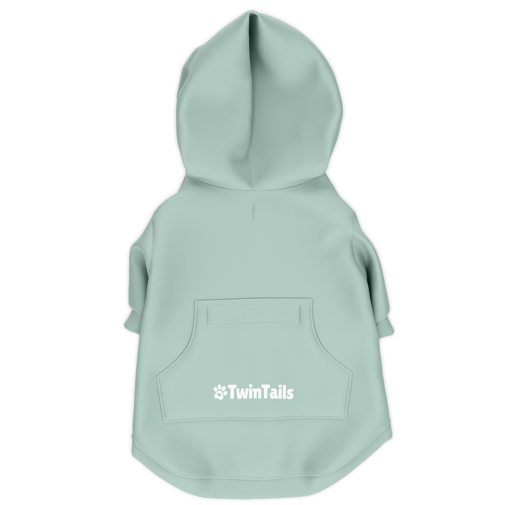 Dusty Mint Mensch-Hund Kapuzenpullover Set  Mensch-Hund Kapuzenpullover Set TwinTails