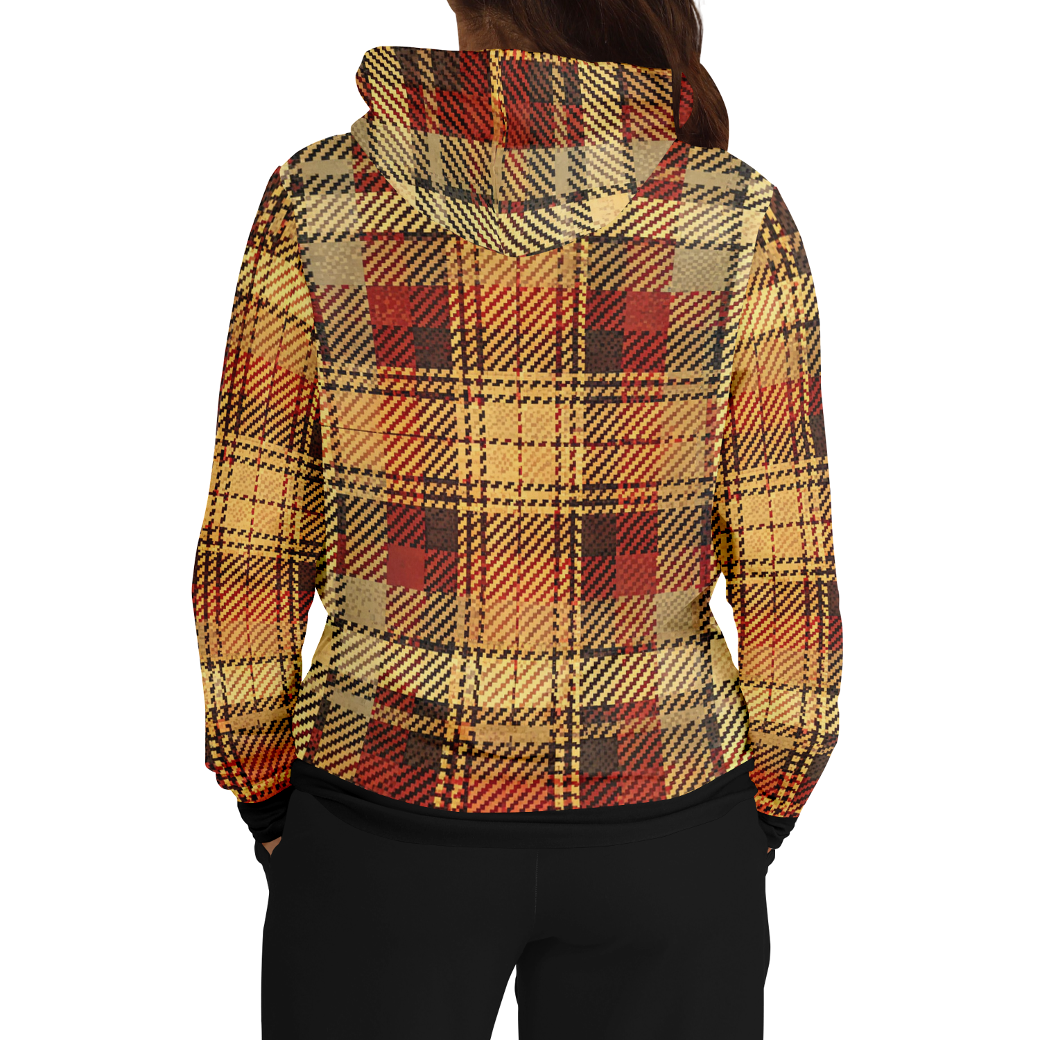 Herbstkaro Kapuzenpullover - Unisex  Herbstkaro Kapuzenpullover - Unisex TwinTails