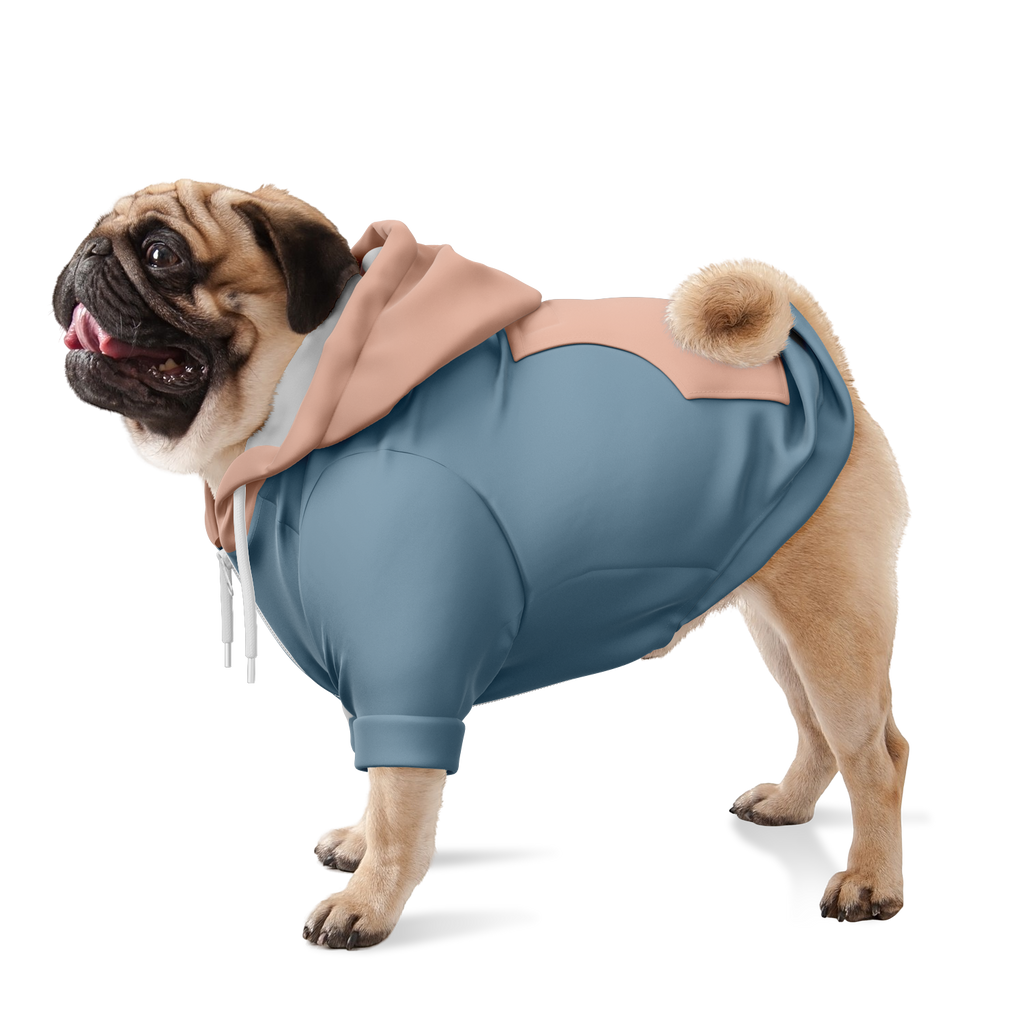 Peach Denim Hund Kapuzenpullover  Hund Kapuzenpullover TwinTails