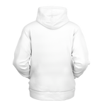 White Necktie Kapuzenpullover - Unisex  Athletic Hoodie - AOP TwinTails