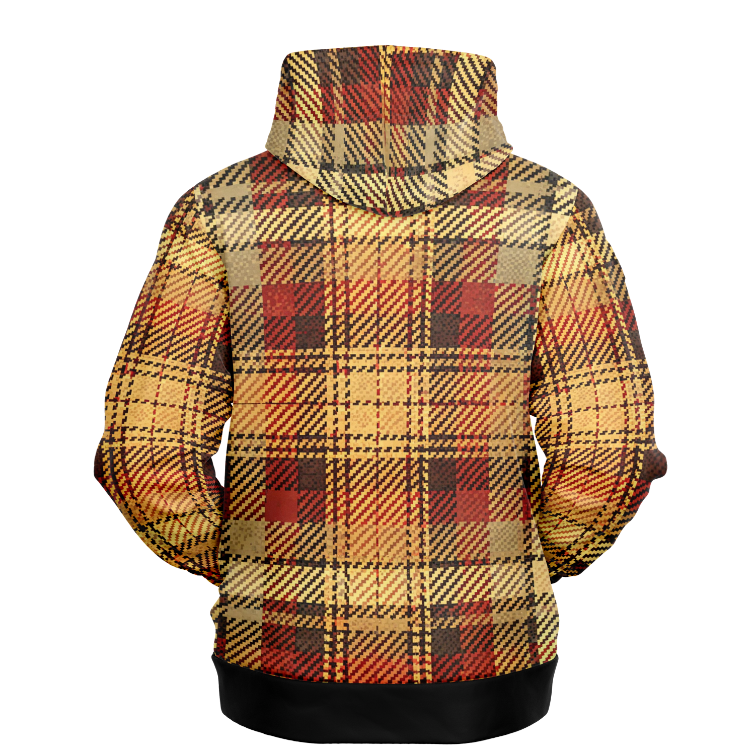 Herbstkaro Mensch-Hund Kapuzenpullover Set  Herbstkaro Mensch-Hund Kapuzenpullover Set TwinTails