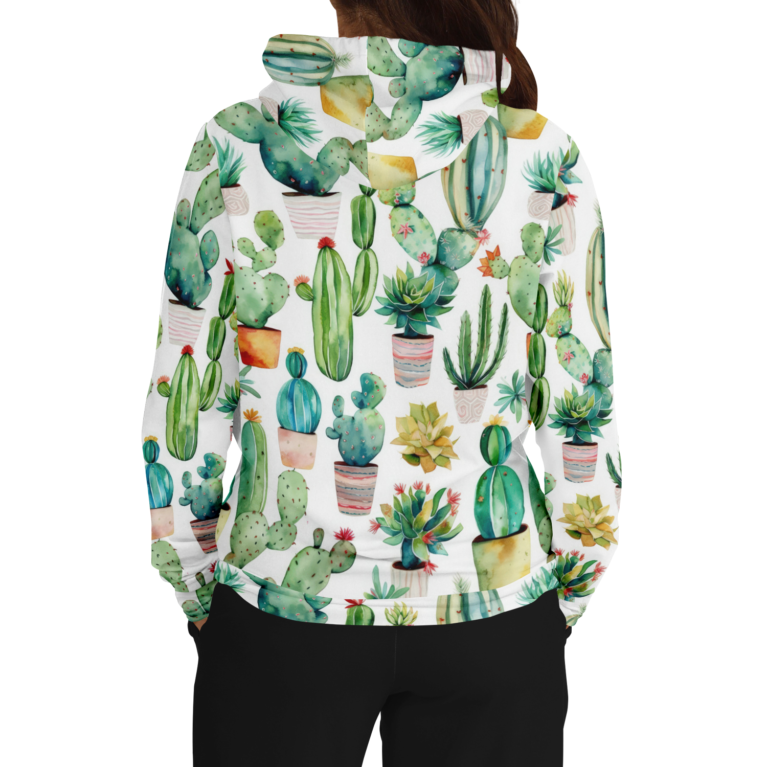 Kaktus Muster Kapuzenpullover - Unisex  Kapuzenpullover - Unisex TwinTails