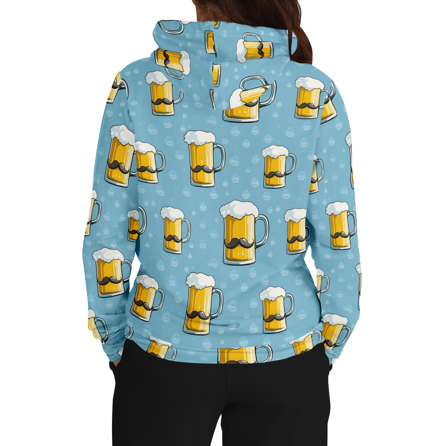 Bier Mustache Kapuzenpullover - Unisex  Bier Mustache Kapuzenpullover - Unisex TwinTails