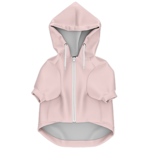 Blush Beige Mensch-Hund Kapuzenpullover Set  Mensch-Hund Kapuzenpullover Set TwinTails