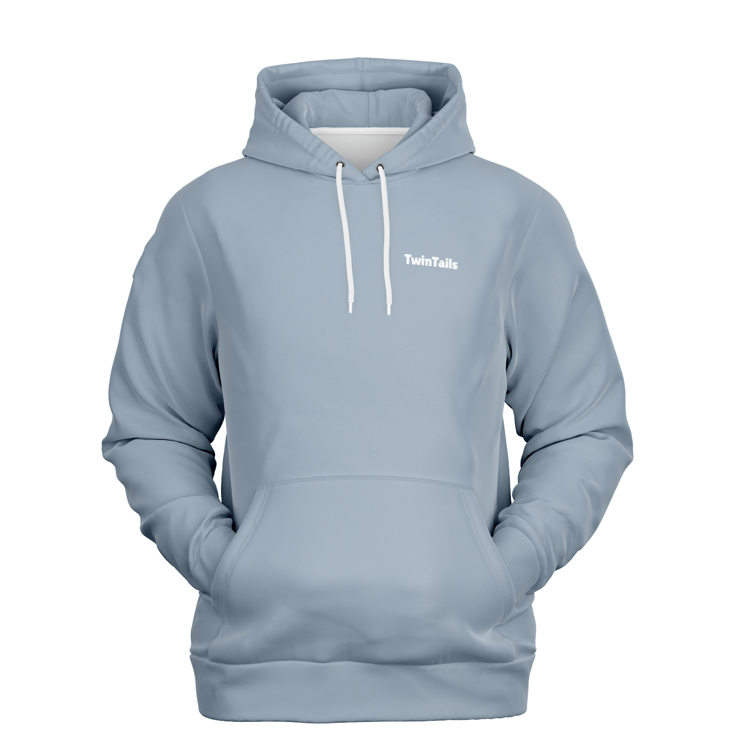 Dusty Blue Mensch-Hund Kapuzenpullover Set  Mensch-Hund Kapuzenpullover Set TwinTails