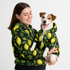 Lemon Mensch-Hund Kapuzenpullover Set  Mensch-Hund Kapuzenpullover Set TwinTails