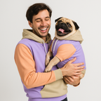 Dusty Lavender Mensch-Hund Kapuzenpullover Set  Dusty Lavender Mensch-Hund Kapuzenpullover Set TwinTails