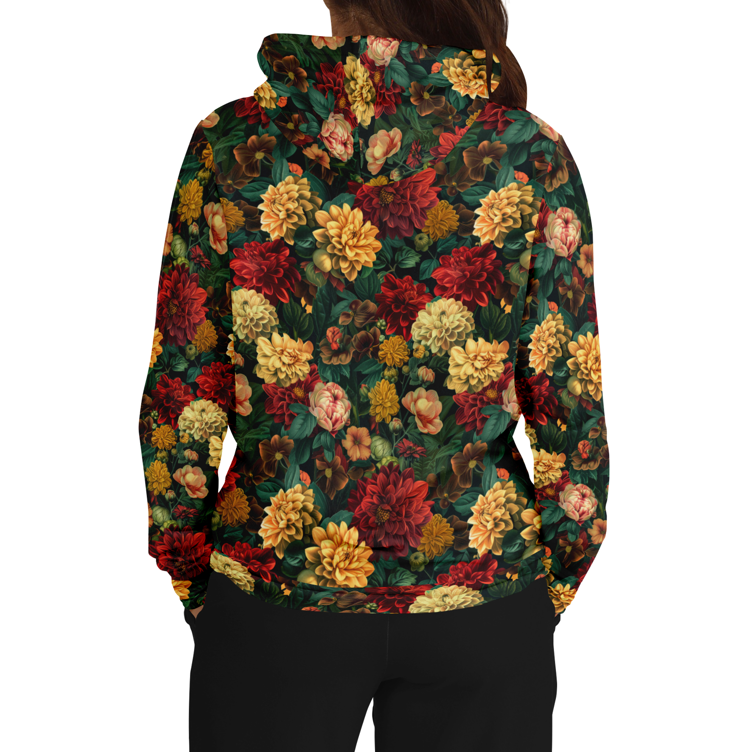 Floral Muster Kapuzenpullover - Unisex  Kapuzenpullover - Unisex TwinTails