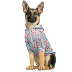 Cherry Blossom Hund Kapuzenpullover  Athletic Dog Zip-Up Hoodie - AOP TwinTails