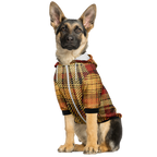 Herbstkaro Hund Kapuzenpullover  Herbstkaro Hund Kapuzenpullover TwinTails