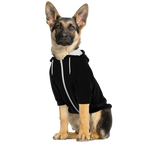 Night Balck Hund Kapuzenpullover  Athletic Dog Zip-Up Hoodie - AOP TwinTails