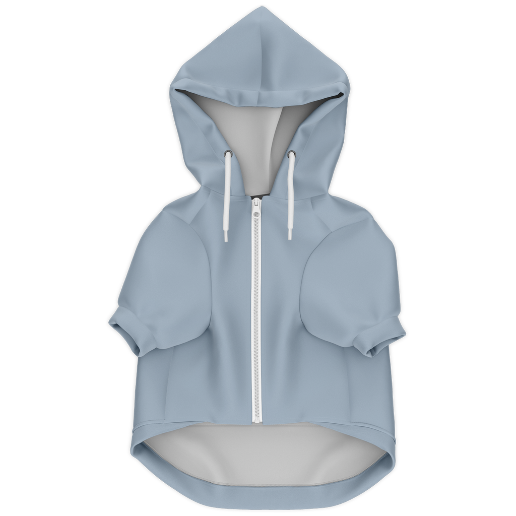 Dusty Blue Mensch-Hund Kapuzenpullover Set  Mensch-Hund Kapuzenpullover Set TwinTails
