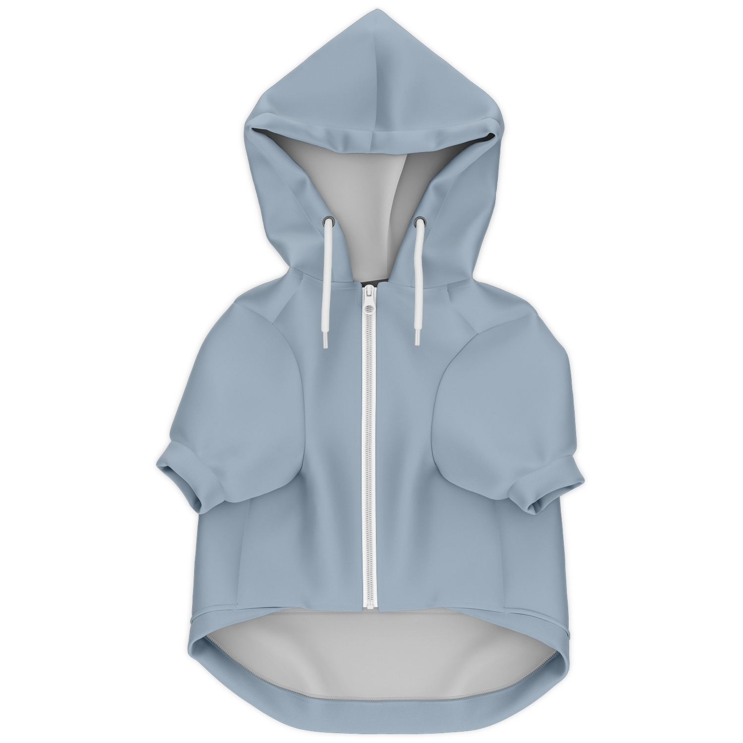 Dusty Blue Mensch-Hund Kapuzenpullover Set  Mensch-Hund Kapuzenpullover Set TwinTails