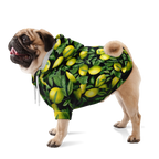 Lemon Hund Kapuzenpullover  Athletic Dog Zip-Up Hoodie - AOP TwinTails