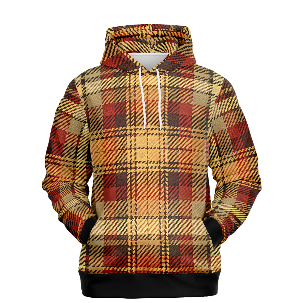 Herbstkaro Mensch-Hund Kapuzenpullover Set  Herbstkaro Mensch-Hund Kapuzenpullover Set TwinTails