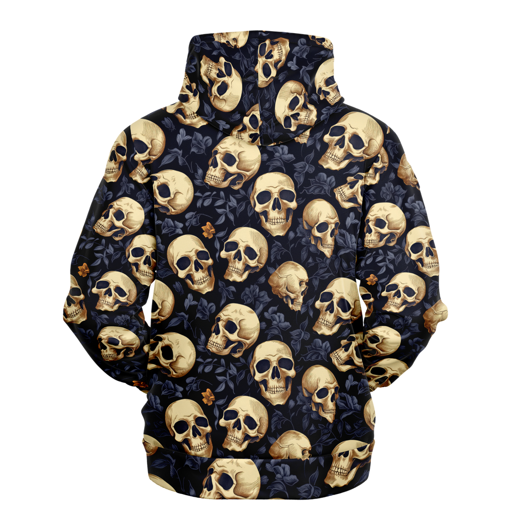 Skulls Muster Kapuzenpullover - Unisex  Athletic Hoodie - AOP TwinTails