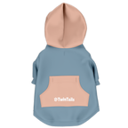 Peach Denim Mensch-Hund Kapuzenpullover Set  Mensch-Hund Kapuzenpullover Set TwinTails